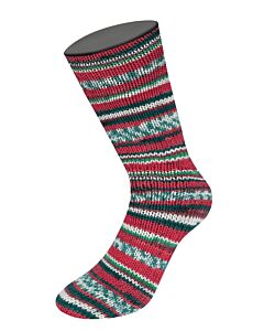 Lana Grossa Meilenweit Christmas kl.6793 4-draads sokkenwol 