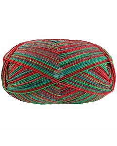 Lana Grossa Meilenweit Christmas kl.6794 lurex 4-draads sokkenwol 