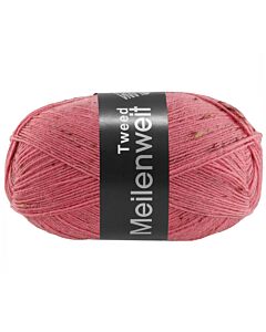 Lana Grossa Meilenweit tweed kl.174 (bruin met beige tweed)