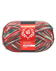 Lana Grossa Meilenweit Christmas kl.627 glitter 6-draads sokkenwol