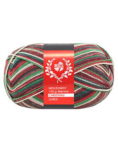 Lana Grossa Meilenweit Christmas kl.626 glitter 6-draads sokkenwol