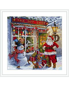 Merejka borduurpakket the Toy shop K213 telpatroon 