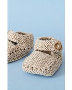 Lana Grossa baby schoentjes breien van Cool Wool baby.