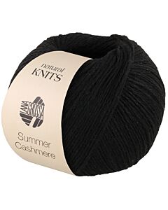 Lana Grossa Summer Cashmere kleur 18 (zwart)