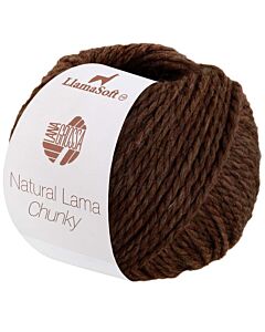 Lana Grossa Natural Lama Chunky kleur 6 (donkerpaars)