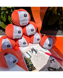 Oranje tas haken voor het EK voetbal
