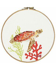 Pako borduurpakket zeeschildpad 212.357 