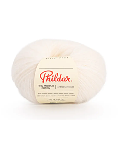 Phildar Phil Mohair Cotton kleur Craie (crème)