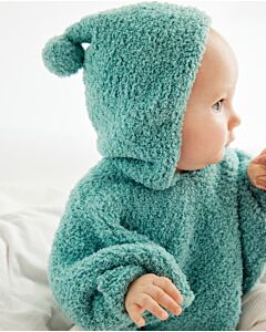 Phildar baby poncho met capuchon breien van Phil Douce (254,m16)
