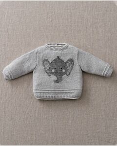 Phildar baby trui met olifant breien van Super Baby