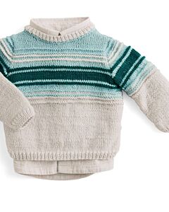 Phildar baby truitje breien van superbaby en Lambswool