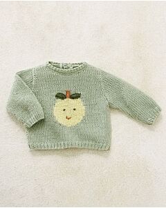 Phildar baby truitje met appel breien Phil Rustique en Baby doll