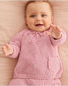 Phildar baby truitje met zakje breien van Phil Chéri (215, m32)