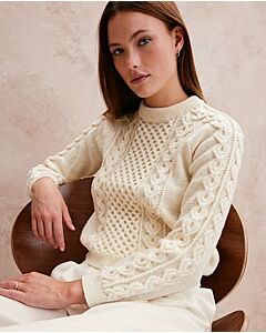 Phildar dames kabeltrui breien van Phil Merinos 3,5 (266,m19)