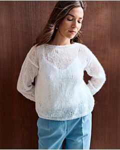 Phildar dames trui breien van Phil Light Mohair (270,m8)