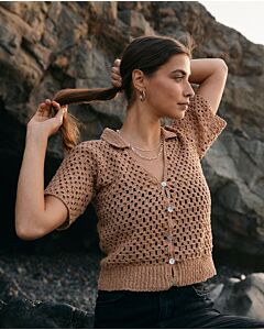 Phildar dames vest haken van Artisane (240, m14) | C.R. Couture
