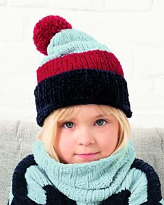 Phildar kinder snood breien van Phil Velours 