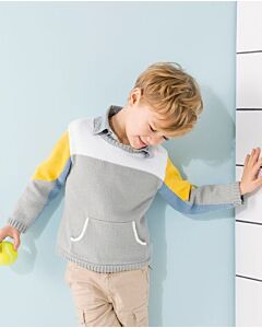 Phildar kinder trui breien van Phil Love Cotton (187, m4)