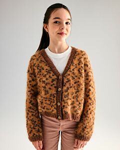 Phildar makkelijk kinder vest breien van Phil Leo en Phil Chic Lurex (246,m2a)