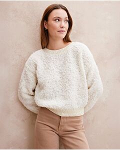 Phildar makkelijke dames trui breien van Phil Alpaga Bouclé en Phil Irlandais (266,m25)