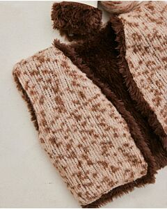 Phildar meiden gilet breien van Phil Leo Merinos en Phil Inuit (263, m19)