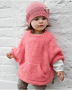 Gratis patroon van deze leuke poncho om te breien van Phildar Phil Gourmand. Shop direct het breipakket in de gewenste maat of de gewenste bollen los.

Wat heeft u nodig
Maat 12/18 maanden 3 bollen Phil Gourmand
Maat 2/4jaar 4 bollen Phil Gourmand