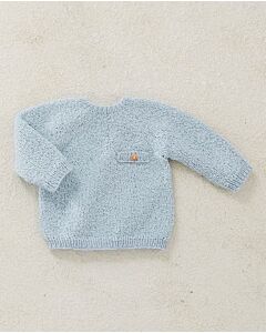 Phildar zacht baby truitje breien van Phil baby doll en Caresse
