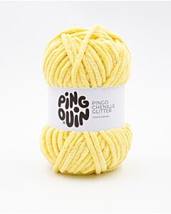 Pingouin Pingo Chenille Glitter kl.Jaune Pale