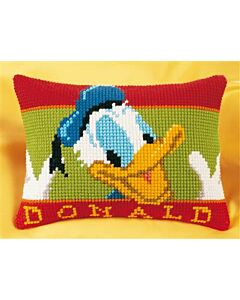 Borduurpakket Disney  Donald Duck kruissteekkussen Vervaco pn-0014546