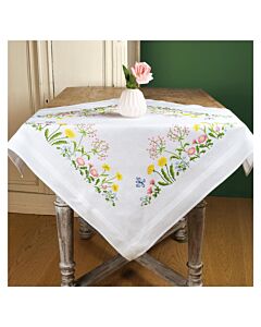 Vervaco borduurpakket tafelkleed veldbloemen PN-0143565 voorbedrukt