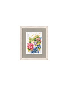 Borduurpakket  hortensia weelde (Hydrangea power)