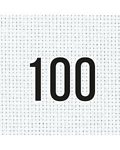 Zweigart borduurstof stern-aida 14ct  100 blanc 110 breed