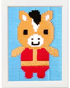 Borduurpakket spansteek Ezeltje voor kinderen Vervaco pn-0163444