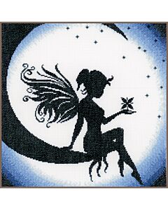 Borduurpakket Fee op de maan  van lanarte pn-0164077