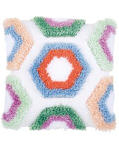 Knoop kettingsteekkussen Hexagon pattern Vervaco pn-0175326