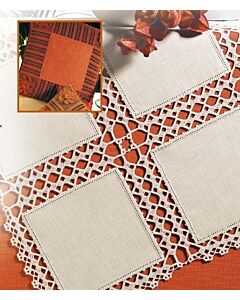 Sierdoekje quadrat om om te haken van zweigart 7015/100