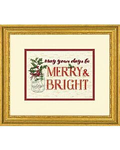 Dimensions borduurpakket MERRY AND BRIGHT borduren 70-08982