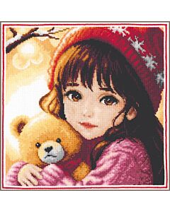 Vervaco borduurpakket kat close-up PN-0205401 telpatroon