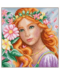 Lanarte borduurpakket zonnen koningin PN-0213467 evenweave telpatroon