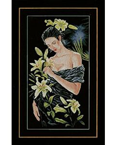 vrouw met lelies van lanarte pn-0155748 aida zwart 