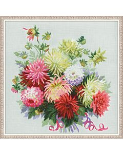 Borduurpakket  Dahlias Riolis 1384