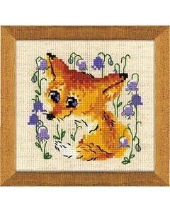 Borduurpakket vosje met telpatroon Riolis 1776