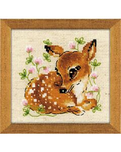 Borduurpakket mus met telpatroon Riolis 1680