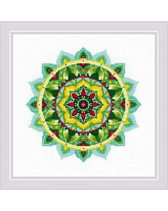 Borduurpakket Mandala van Riolis 1964 om te borduren.