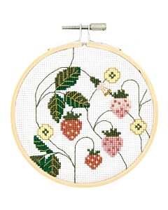 Rico Design borduurpakket aardbeien