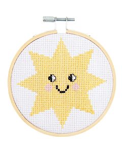 Rico Design borduurpakket blije zon 100142 borduren