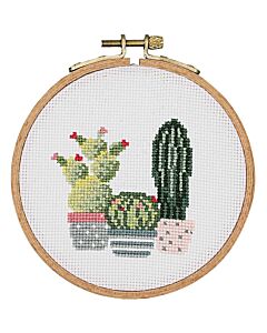Rico Design cactus borduren incl. borduurring 79982.54.00