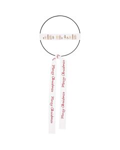 Rico Design kerstlint fijne kerst borduren 100073