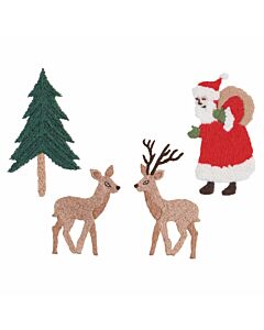 Rico Design plak en stik kerstbos vrij borduren