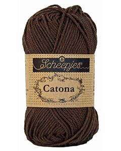 Scheepjeswol Catona kl.162 Black Coffee 